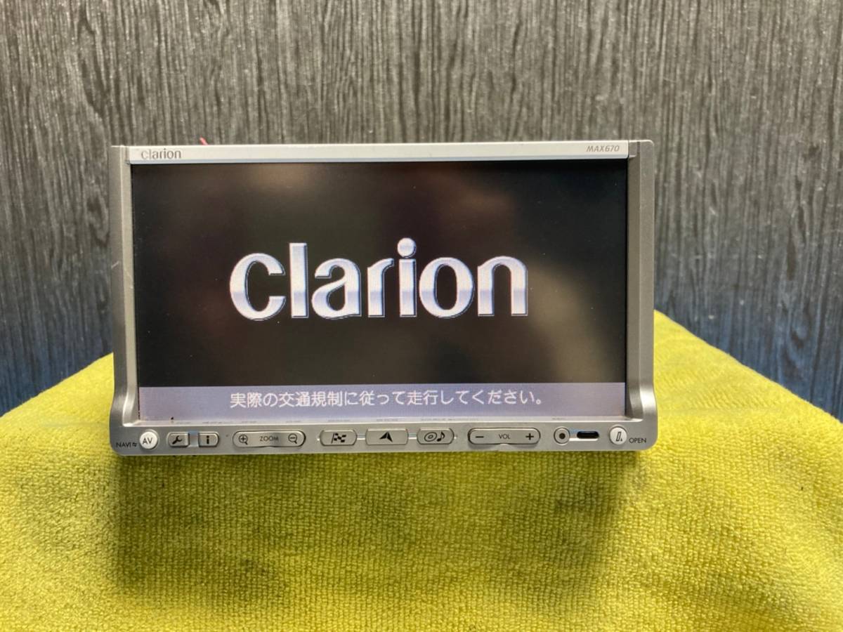 ヤフオク! -clarion max670の中古品・新品・未使用品一覧