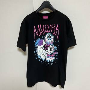 MISHKA ミシカ スカル 目玉 Tシャツ 黒 M 美品 管理B1365