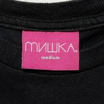 MISHKA ミシカ スカル 目玉 Tシャツ 黒 M 美品 管理B1365_画像5