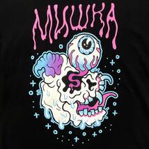 MISHKA ミシカ スカル 目玉 Tシャツ 黒 M 美品 管理B1365_画像4