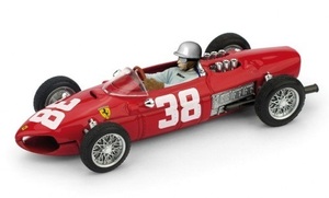 1/43 フェラーリー F1 モナコ Brumm Ferrari 156 F1 No.38 formula 1 GP Monaco 1961 1:43 新品 梱包サイズ60