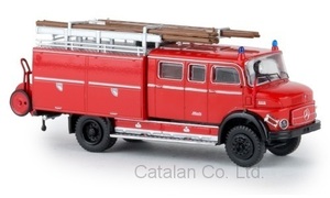 1/87 メルセデス 消防車 はしご車 Mercedes LAF 1113 LF 16 Feuerwehr 1968 Brekina 梱包サイズ60