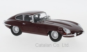 1/43 ジャガー Eタイプ ダークレッド E Type Jaguar E-Type dark red 1963 1:43 IXO 梱包サイズ60