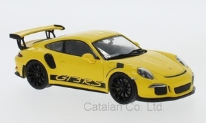 1/43 ポルシェ 黄色 イエロー Porsche 911 991 GT3 RS yellow 1:43 IXO 梱包サイズ60