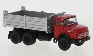 1/87 メルセデス ベンツ ダンプ トラック Brekina Mercedes LAK 2624 dump truck red silver 1970 1:87 梱包サイズ60