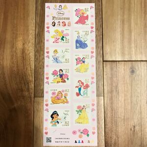 ディズニープリンセス 切手82円 1シート