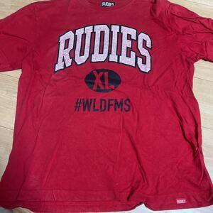 RUDIE'S COLLEGE-T (SS:TEE)Tシャツ 半袖 カットソー 国内正規品　Lサイズ　中古　ルーディーズ　10-FEET