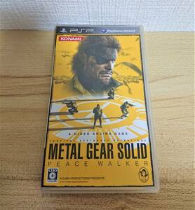 963　PSP METAL GEAR SOLID PEACE WALKER　プレーステーションポータブル　ゲーム