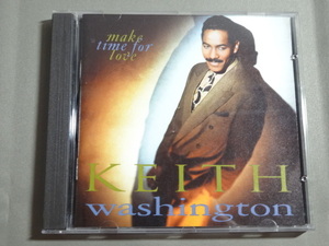 【レア即決】CD キース・ワシントン / Make time for love　輸入盤　Keith Wathington