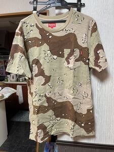 サイズL★Supreme シュプリーム Pocket Tee Desert Camo デザートカモ 美品/ポケット Tシャツ ポケットT 17ss ポケT