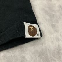 WW ＊ 都会のストリートウェア '人気デザイン' A BATHING APE エイプ BAPE 半袖 ロゴプリント Tシャツ / カットソー sizeL メンズ トップス_画像7