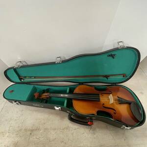 1525 Bestler/べスラー　バイオリン　ジャンク品　ハードケース付き　弦楽器　弓付　現状品