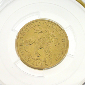 M936【BSJJ】アメリカ １９０３年Ｓ リバティ ヘッド ５ドル金貨 コイン PCGS Genuine Filed Rims-AU Detail 女神頭像 鑑定済みの画像4