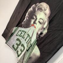 DBR7A. デザインTシャツ Mサイズ　Marilyn Monroe CW マリリンモンロー　CELTICS 33 セルティックス　半袖Tシャツ_画像6