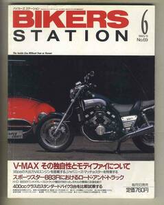 【c9122】93.6 バイカーズステーション／V-MAX その独自性とモディファイについて、ハーレーダビッドソンスポーツスター883R、…