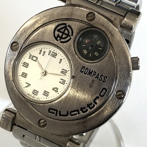 ●quattro クアトロ コンパス COMPASS クオーツ メンズ腕時計 防水
