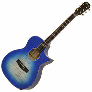 ■ витрина выставленный товар Aria Aria AF-107CE FMBL BlueGloss предусилитель встроенный электроакустическая гитара 