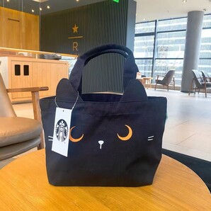 台湾スタバ スターバックス 黒猫トートバッグ 新品未使用