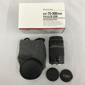 ※送料着払い※【1779082】Canon カメラ レンズ EF 75ー300㎜ 1:4ー5.6 箱付き