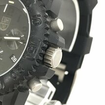 【1789759】LUMINOX クオーツ SERIES3080 クロノグラフ カーボン 稼働品_画像3