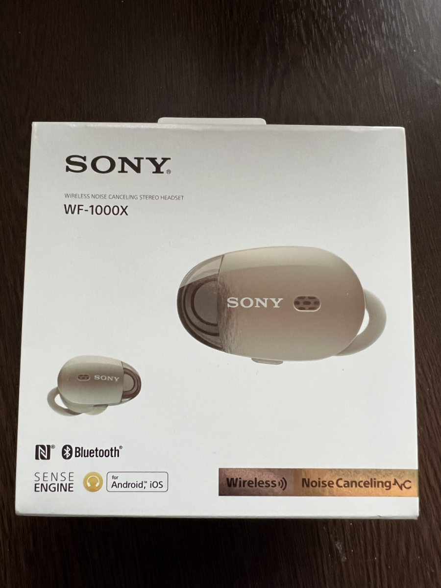 買取売値 ソニー SONY WF-1000X Bワイヤレスノイズキャンセリングイヤホン×2 ヘッドフォン