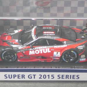 未展示 1/43 EBBRO 2015 MOTUL AUTECH GT-R Rd.1 Okayama GT500 #1 Super GT スーパーGT モチュール NISSAN 日産 ニッサン エブロ 美品 の画像4