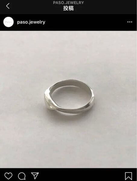 paso silver ring パソ シルバーリング 指輪 13号