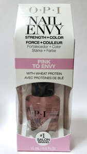 OPI NAIL ENVY ピンク トゥ エンビ 新品 箱付 15ml アメリカ製 Pink To Envy
