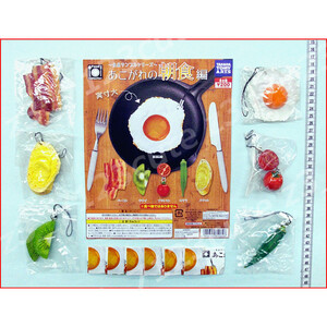 * gachapon food sample series .. scree. morning meal compilation all 6 kind *