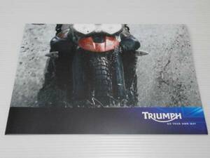 [ catalog only ] Triumph bike poster synthesis 