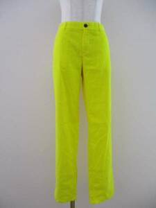 1005[ new goods tag attaching / trying on only free shipping ]BROKEN-IN BOYFRIEND KHAKIS by GAP Gap corduroy pants tapered waist .. thin yellow color 