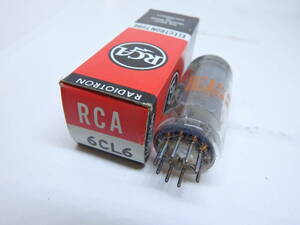 真空管 6CL6 1本 RCA 箱入り 試験済み 3ヶ月保証 #019