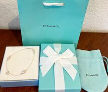 新品 正規品 ティファニーアンドコー tiffany&co. ブレスレット パール ハート シルバー 箱巾着紙袋 オープンハート_画像6