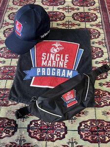  the US armed forces sea .. discharge goods SINGLE MARINE PROGRAM cap ta olfa knee pouch set 