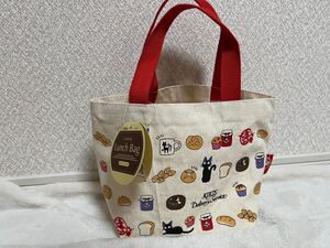 【新品未使用】帆布ランチトートバッグ 魔女の宅急便 ジジ パン屋さん ランチトート ミニトートバック