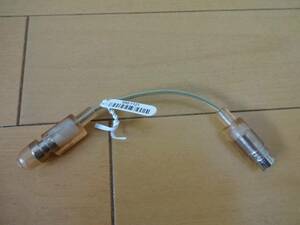 ■Apple Sビデオ コンポジット 変換ケーブル アップル S-video to composite RCA video cable adapter clear 590-1121 Mac