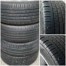 バリ溝。MAZDAマツダ プレマシー 純正 16インチ×6.5＋52.5 114.3/5穴 BRIDGESTONE/PIRELLI 205/55R16ラジアル4本。アテンザロードスター_画像6