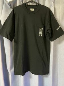 正規品 クロムハーツ オールド Tシャツ スクロール ラベル ロゴプリント M ブラック アメリカ製 メンズ 中古 売切り 送料無料