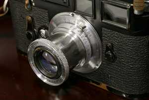 Leica 短鏡胴 Short Hektor 5cm f2.5 Chrome Coated 珍品