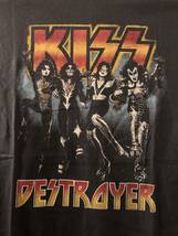 新品●キッス　DESTROYER　ビンテージスタイル　Tシャツ[XL]●地獄の軍団/へヴィメタル/ロックバンド/KISS_画像2