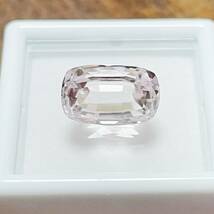 天然　未処理　クンツァイト　スポジュメン　ルース　5.705ct　　裸石　宝石　新品未使用　綺麗_画像2