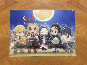 【新品未開封】鬼滅の刃 お月見 クリアファイル 煉獄杏寿郎 我妻善逸 竈門炭治郎 ufotable