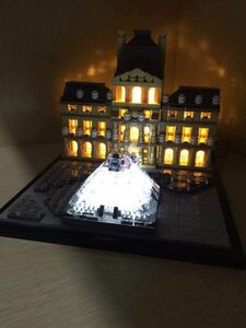 MOC LEGO レゴ アーキテクチャー 21024 互換 ルーブル美術館 LED ライト キット DL066