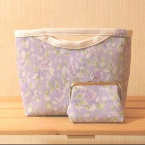 バッグインバッグ・がま口セット ④ハンドメイド