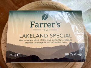 日本未発売　英国紅茶 スコットランド　Farrer’s Lakeland Special Tea 80 ティーバッグ