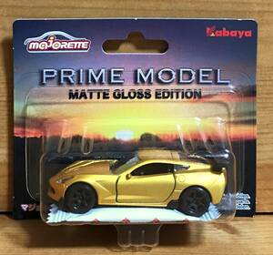 [ new goods unopened ] MajoRette minicar prime model mat gloss edition Chevrolet Corvette 