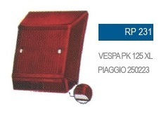 Flli BOSATA 社外 RP231 テールライト(レンズ) ベスパ PK125XL (24642)