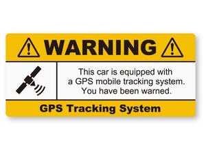 【NEW】GPS盗難防止ステッカー(自動車用) 再帰反射タイプ カーセキュリティー ダミー イモビライザー 防犯 いたずら防止
