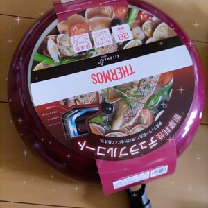 サーモス デュラブルシリーズ 炒め鍋 28cm ローズ IH対応 KFF-028D
