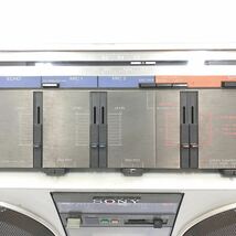 SONY ソニー CFS-99 ラジカセ ラジオカセットレコーダー 大型 昭和レトロ R中0511〇_画像5